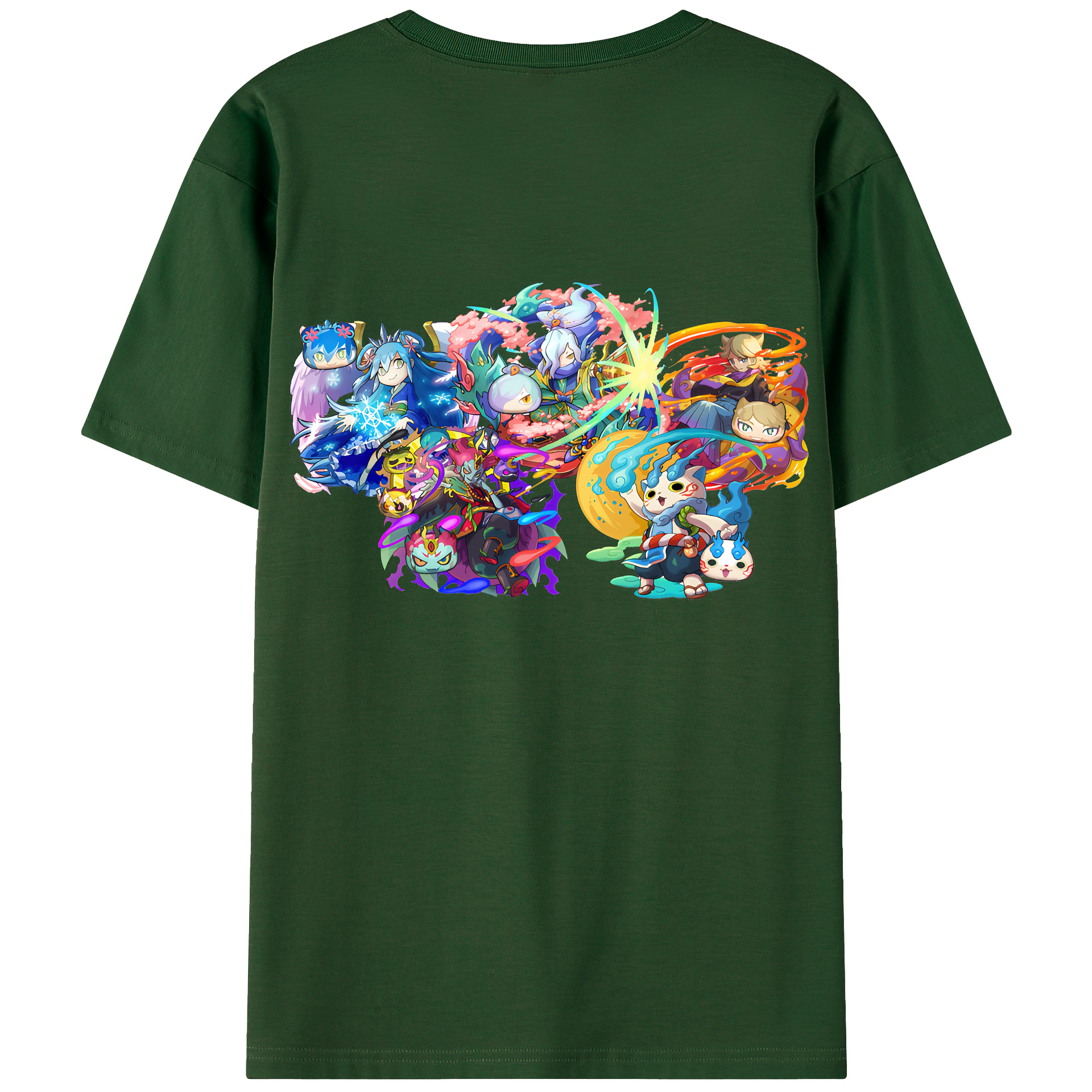 （画像用） 妖怪ウォッチ Yo-kai Watch 綿100％半袖Tシャツ（背面プリント）